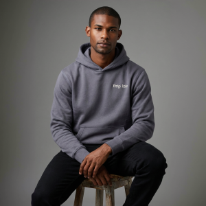 Men’s Hoodie Dark Grey Color